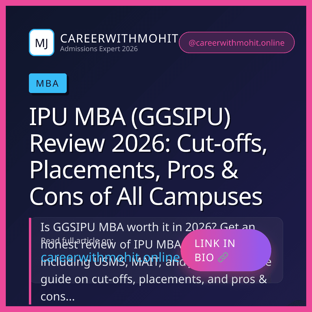 IPU MBA (GGSIPU) Review 2026: Cut-offs, Placements, Pros & Cons of All Campuses